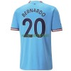 Maillot de Supporter Manchester City Bernardo 20 Domicile 2022-23 Pour Homme